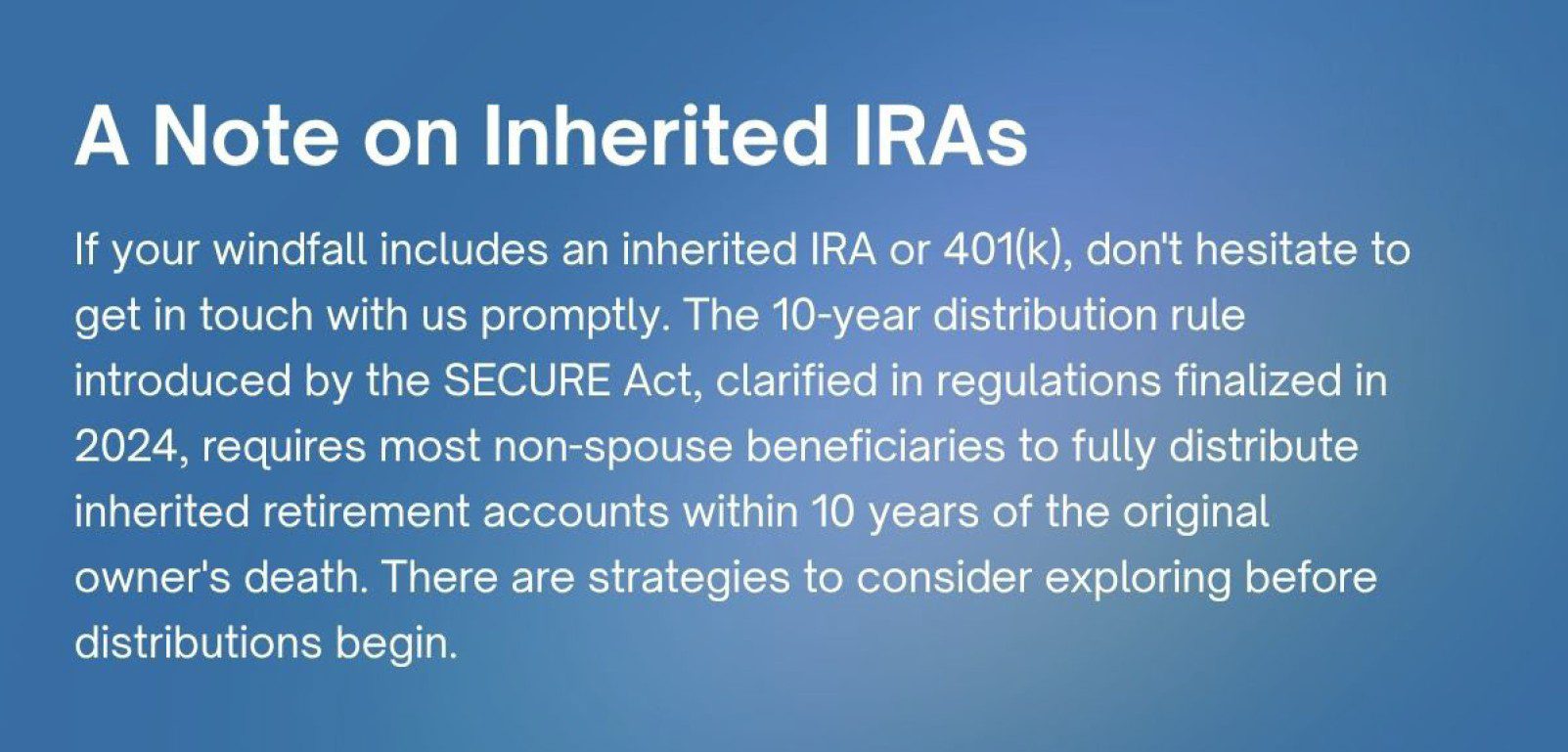 inherited IRA
